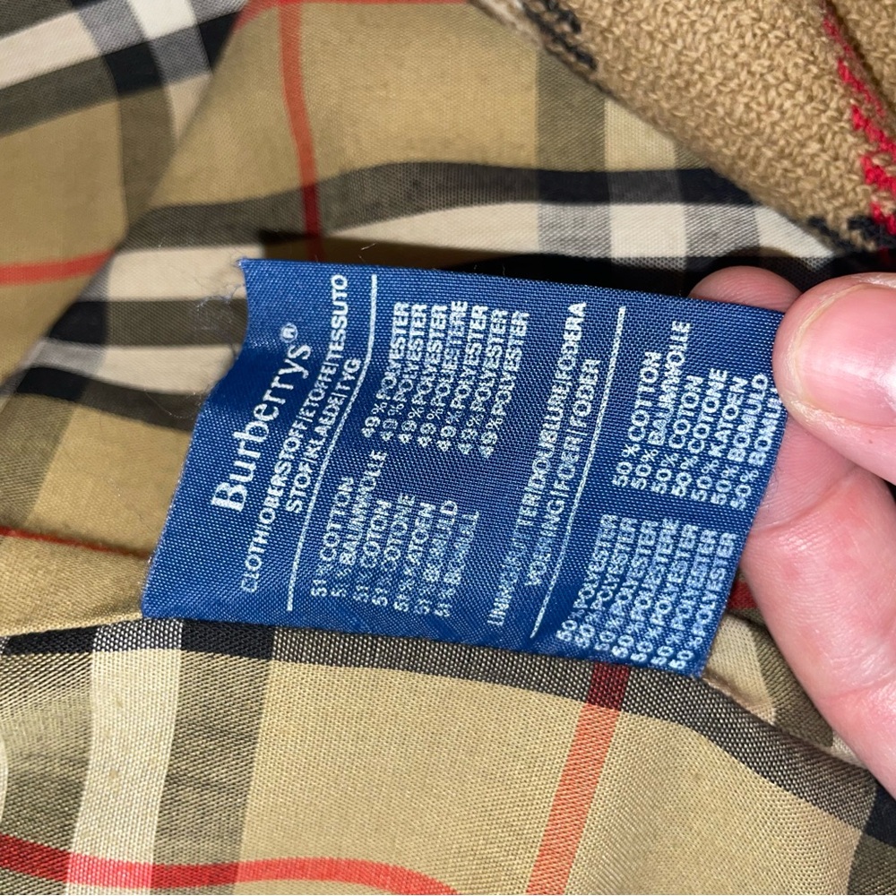 Vintage Burberry Trench Coat - Small - Picture 9 of 13